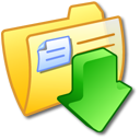folder,yellow,downloads icon