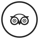 media, social, tripadvisor svg vector icon