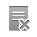 stamped,document,cross icon