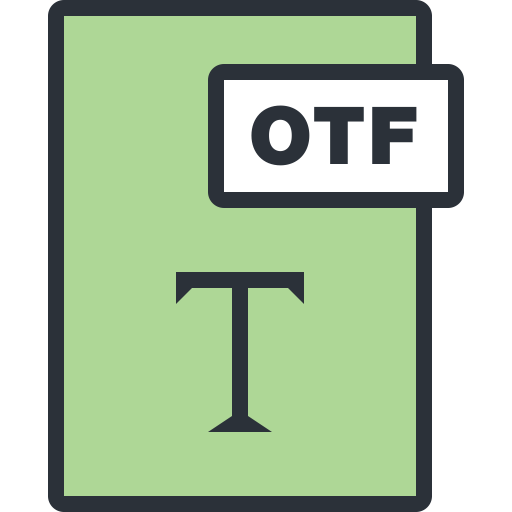 Otf svg vector icon