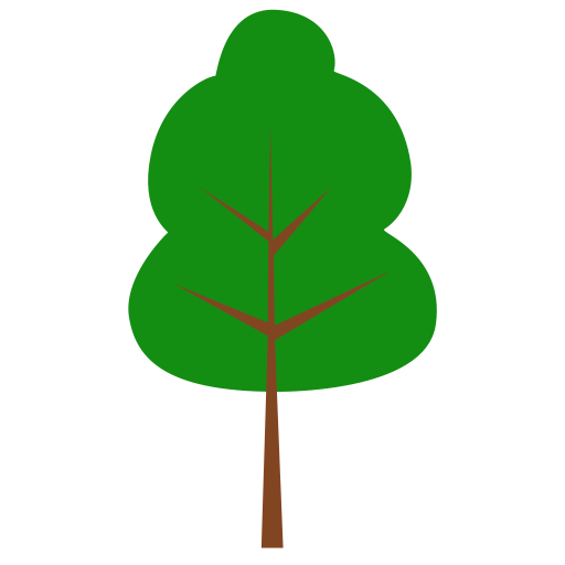 Tree svg vector icon