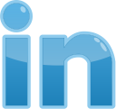 in, linkedin, media, social svg vector icon