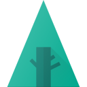 forest, logo, media, social svg vector icon