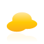 cloud, weather, yellow icon