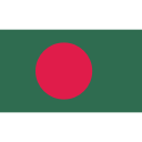 bangladesh, ensign, flag, nation svg vector icon