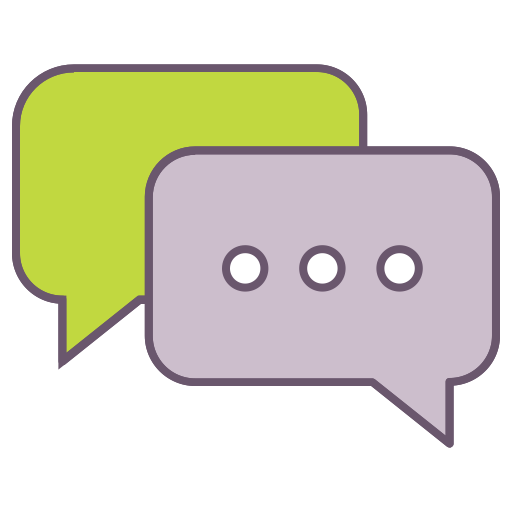 Chat svg vector icon
