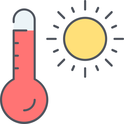 Temperature svg vector icon