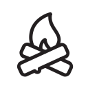 chimney, christmas, fire, fireplace svg vector icon