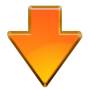 new,down,descend,download,fall,decrease,descending icon