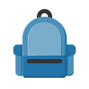 bag, education, learn, school, student, study svg vector icon