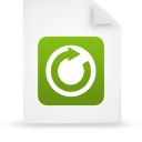 document, file, green, paper icon