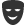 comedy, mask icon