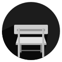 chair, furniture, househol svg vector icon