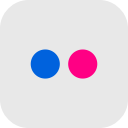 android, app, flickr, global, ios, media, social svg vector icon