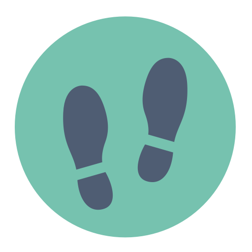 Footprint svg vector icon