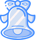 bell, christmas, xmas svg vector icon