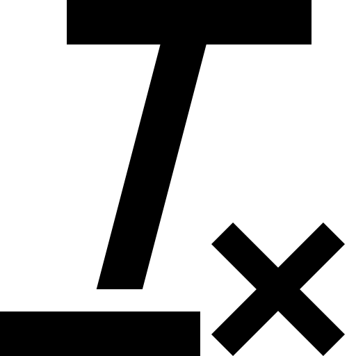 Clear Formatting svg vector icon