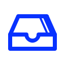 email, inbox, letter, mail, mailbox, storage svg vector icon