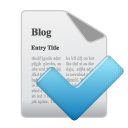 blog,accept icon