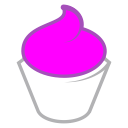 cream, frozen, fruts, ice, icen, os svg vector icon