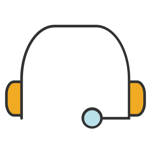 Headset svg vector icon