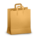 paperbag,orange icon