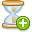hourglass,add,plus,wait icon