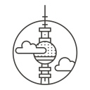 berlin svg vector icon