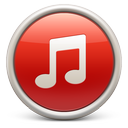 itunes, red, soda icon