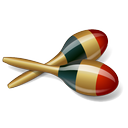 instrument, maracas, music, swing icon
