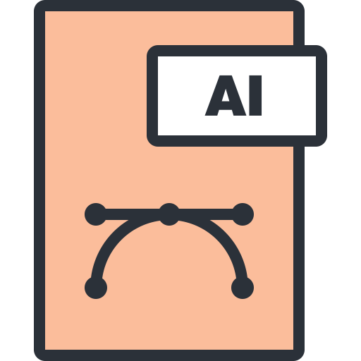 Ai svg vector icon