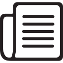 media, news, newspaper, paper, press svg vector icon