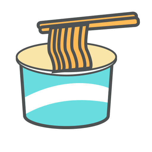 Food Amp; Utensils Instant Noodles svg vector icon