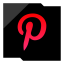 company, logo, media, pinterest, social svg vector icon