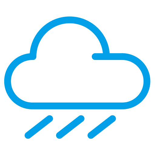 Rain svg vector icon