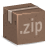 box, inventory, zip icon