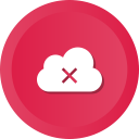 cloud, data, error, remove, storage, warning svg vector icon