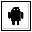 android, logo, media, social svg vector icon