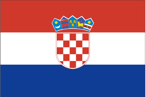 Croatia svg vector icon