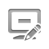 screen,zoom,out,pencil icon