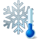 cold, snowflake, thermometer, winter icon