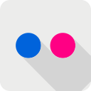 flickr svg vector icon
