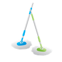 cleaning, janitor, mop icon