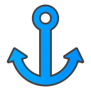 anchor svg vector icon