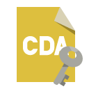 file,format,cda,key icon