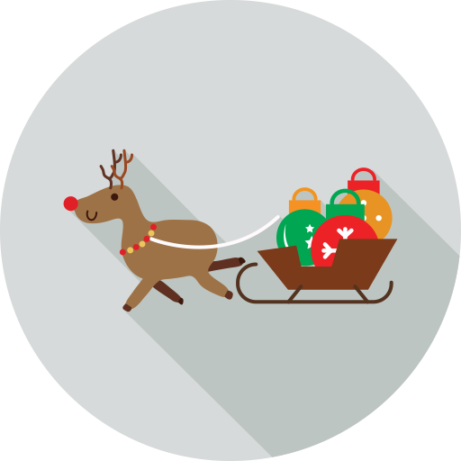 Sled svg vector icon