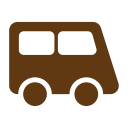 bus, solid, tourism, travel svg vector icon