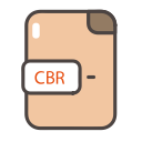 cbr, cbr , documents, file, folder svg vector icon