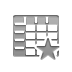 spreadsheet,star icon