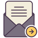 email, envelope, letter, mail, message svg vector icon